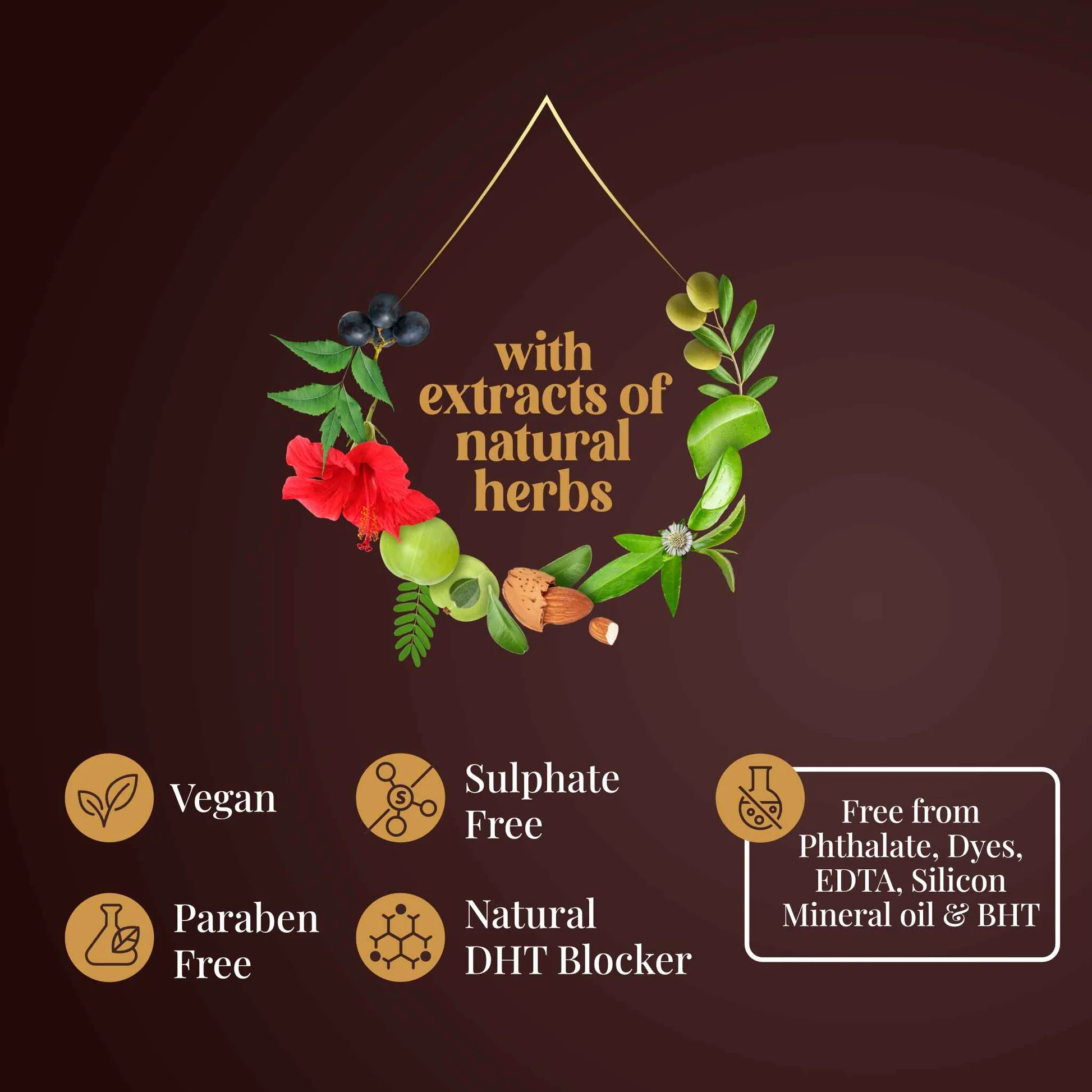 Kaveri Ayurvedic Hair Oil For Hair Growth Hair Fall Control And Hair Growth With Bringharaj Comb Applicator Bottle For Men & Women - Image 3